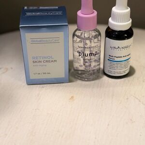 Retinol Skin Cream Spa Scenitials Plump Collagen Serum Multi Peptide‎ Anti Aging